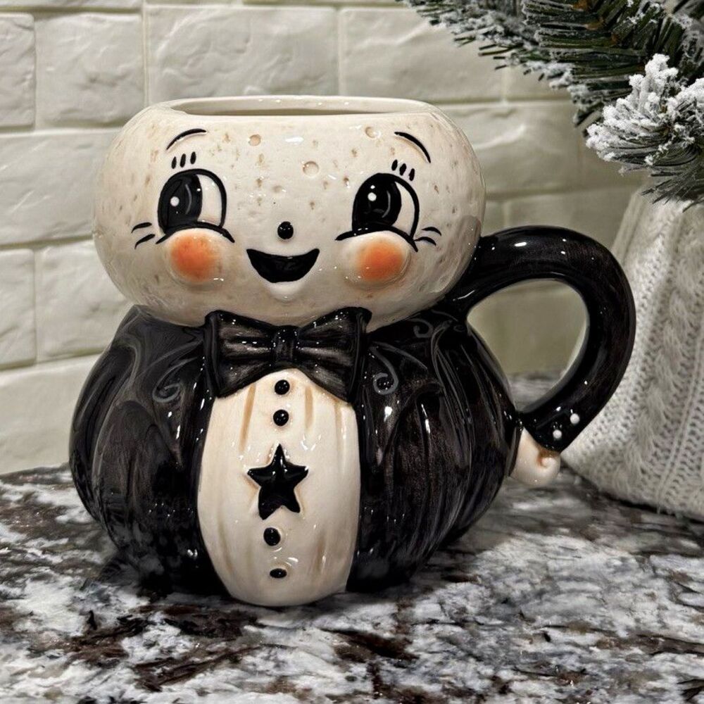 Johanna Parker Coffee Mug Luna Tuxedo Moon Valentines Ceramic Carnival Cottage